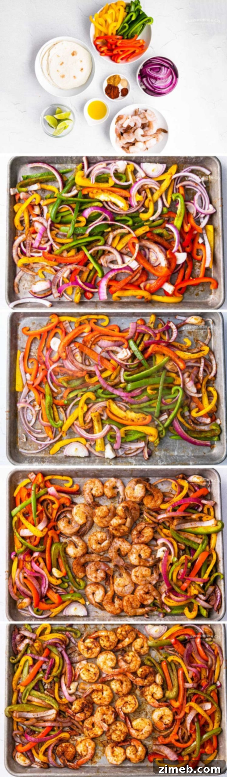 One-Pan Shrimp Fajitas 7 how to make Sheet Pan Shrimp Fajitas