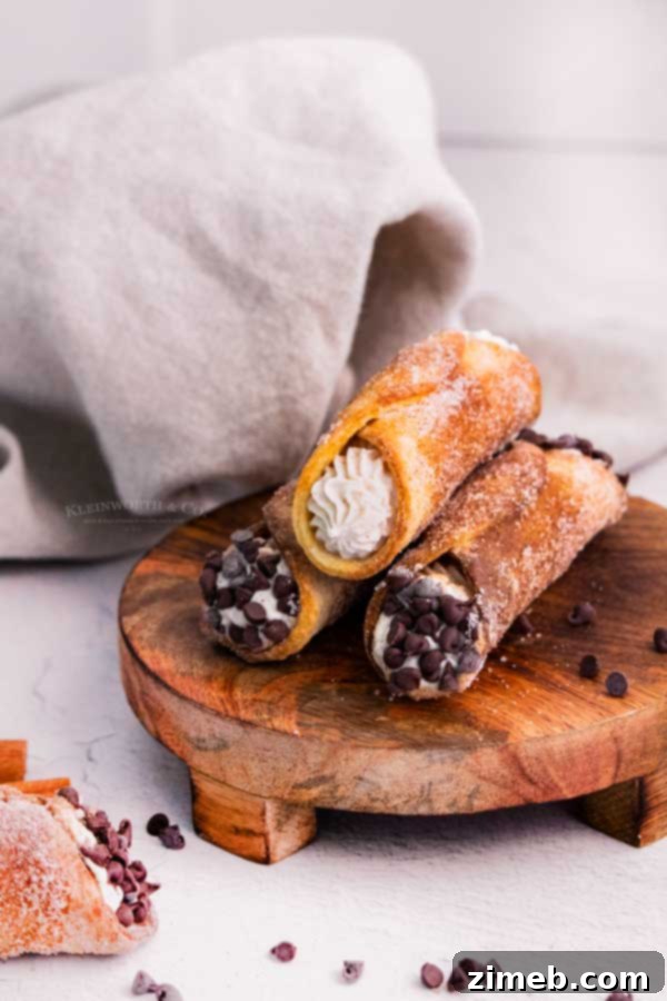 Crispy Air Fryer Churro Cannoli 7 Mexican cannoli fusion for dessert, showcasing unique flavors.