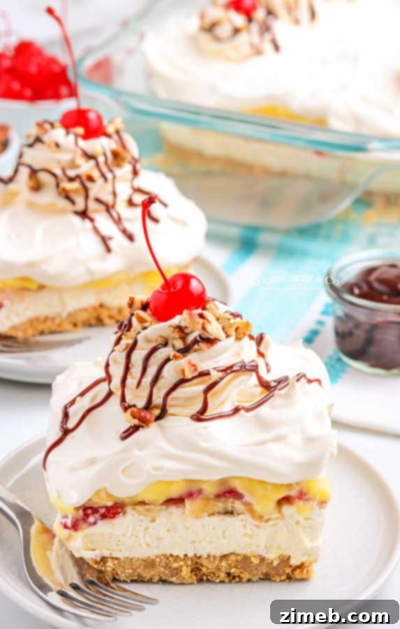 Banana Split Bliss Cake 4 recipe for Banana Split Cake