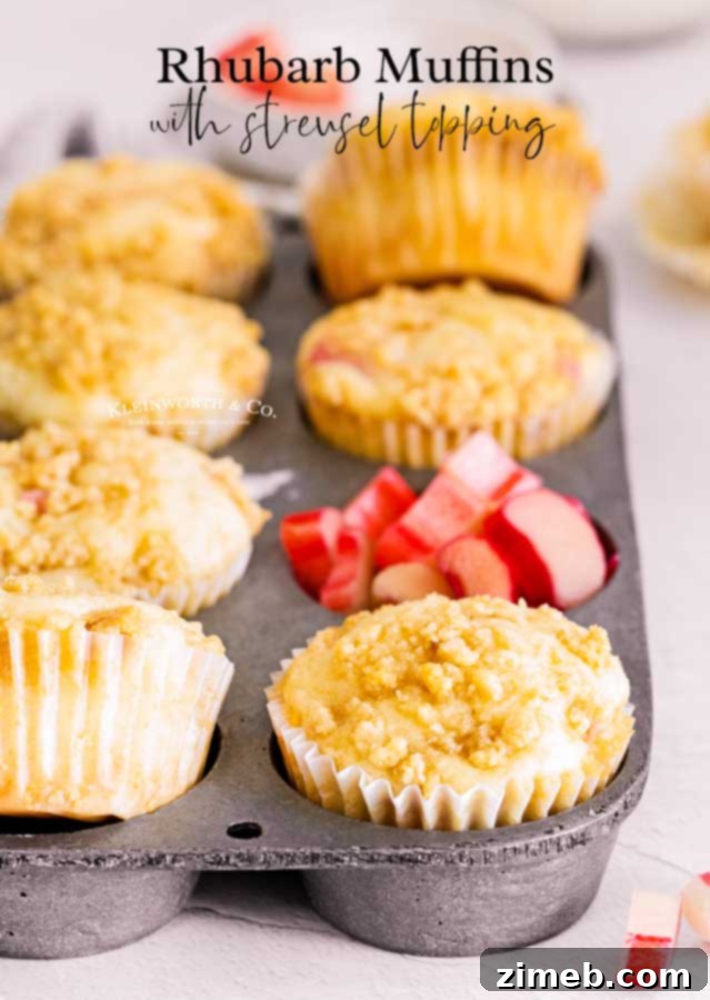Sweet and Tart Rhubarb Muffins 17 Rhubarb Muffins Recipe