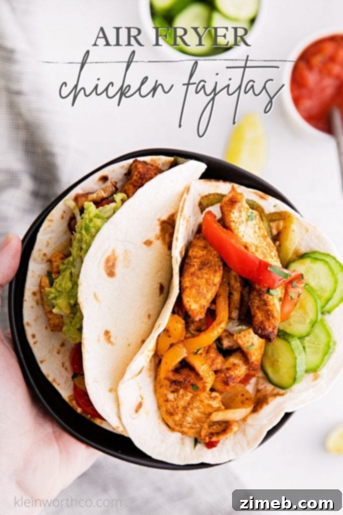 Air Fryer Chicken Fajitas