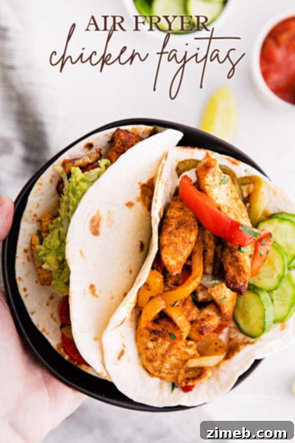 Air Fryer Chicken Fajitas
