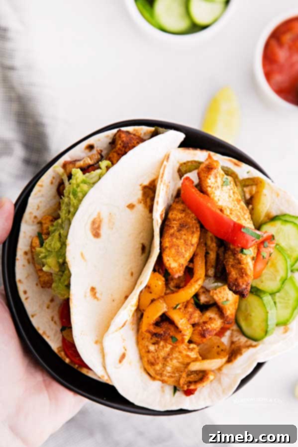 recipe for Air Fryer Chicken Fajitas