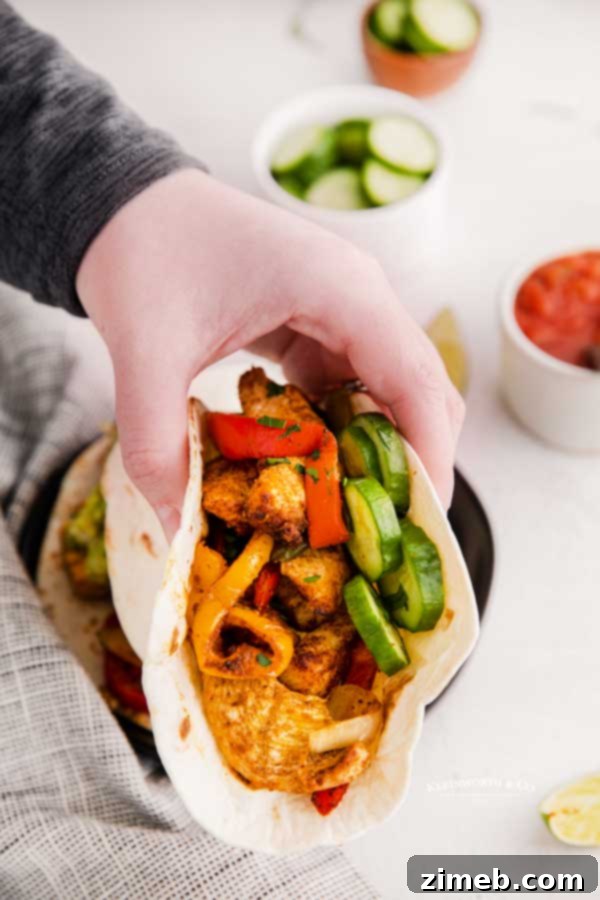 make chicken fajitas