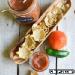 bowl of fresh homemade salsa