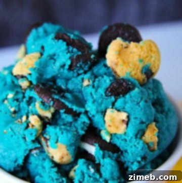 Worm and Dirt Cake 11 recipe for Cookie Monster Cookie Dough