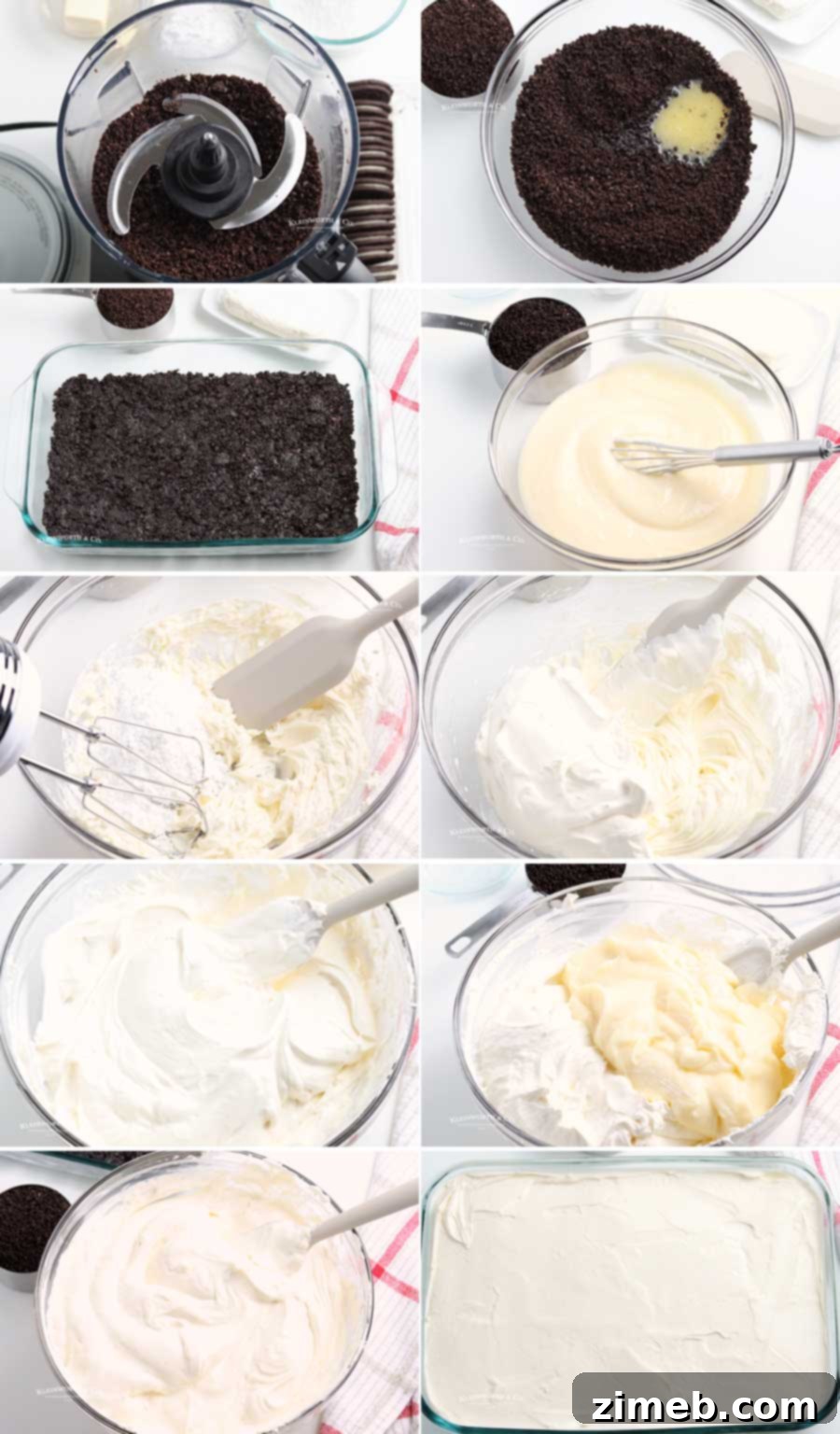 Worm and Dirt Cake 8 How to make Oreo Dirt Cake Recipe step by step