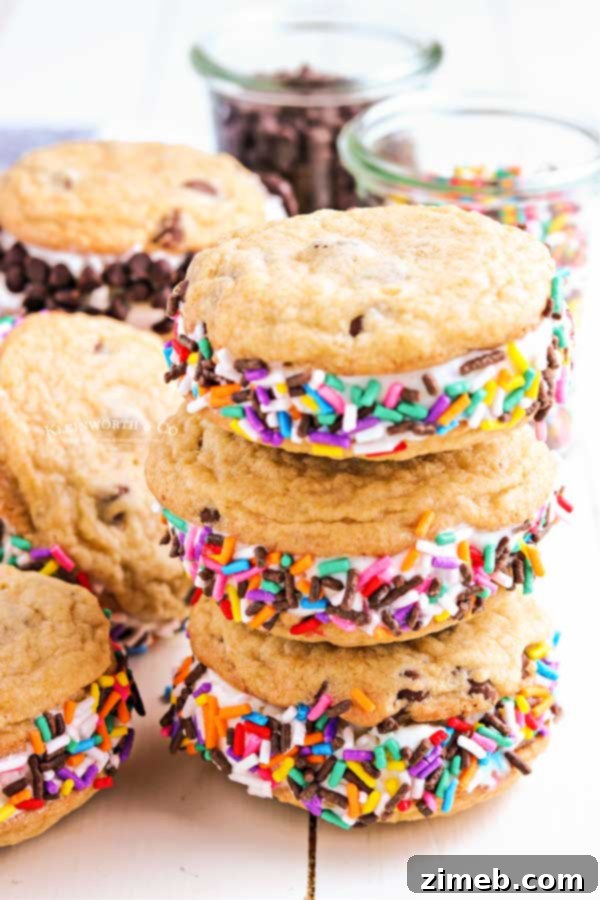 Frozen Cookie Bliss 9 Homemade chocolate chip cookies, soft and chewy.