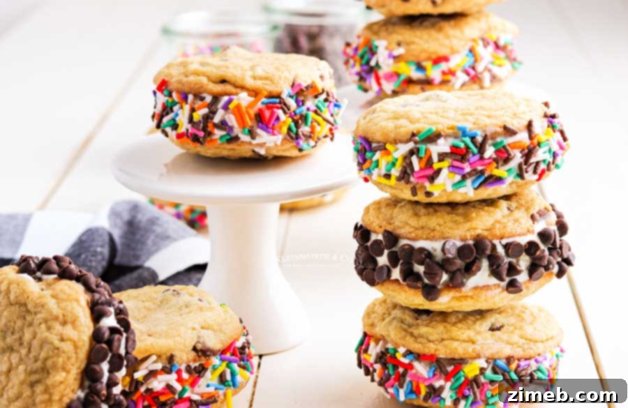 Frozen Cookie Bliss 10 Holiday treats: delicious homemade ice cream sandwiches.