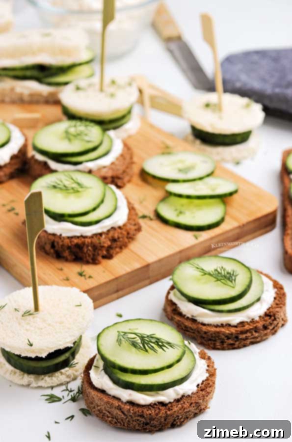 Refreshing Cucumber Sandwiches 7 Step-by-step how to make Cucumber Sandwiches