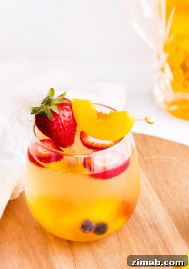 Refreshing White Peach Sangria 17 recipe for White Peach Sangria