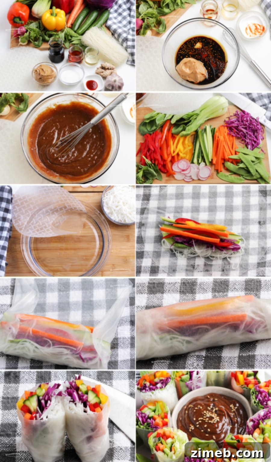 Detailed guide on how to make Vietnamese Summer Rolls