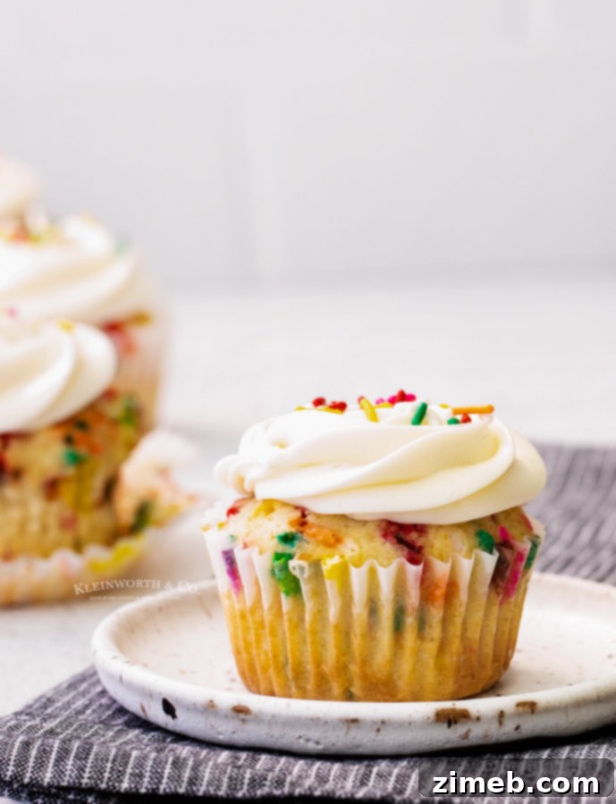 Festive Funfetti Cupcakes 3 Easy Funfetti Cupcakes from scratch