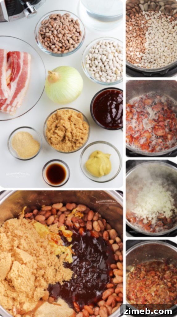 Ultimate Instant Pot Baked Beans 6 How to make Instant Pot Baked Beans, showcasing the final delicious dish.