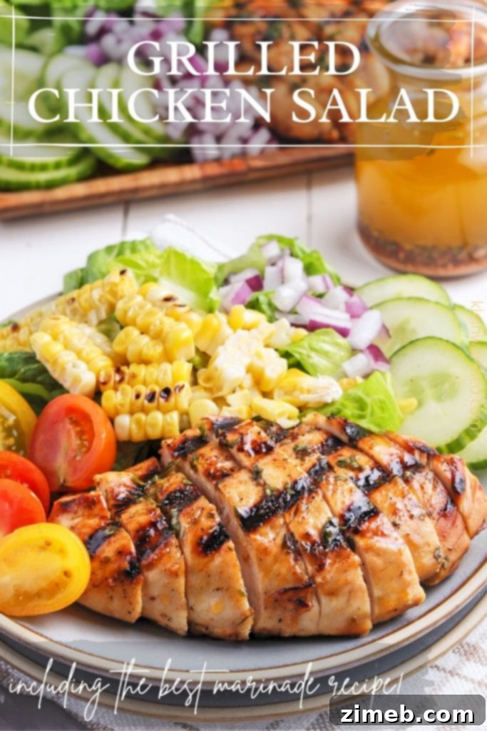 Grilled Chicken Salad - A perfect healthy meal