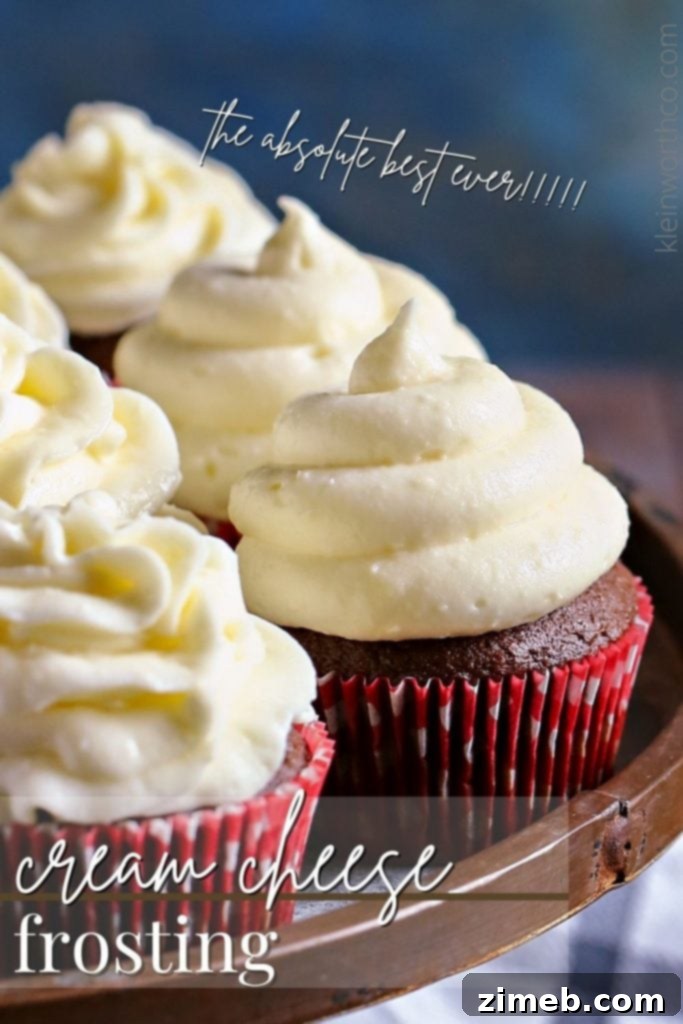 Velvety Cream Cheese Frosting 2 Cream Cheese Frosting Recipe, thick and creamy