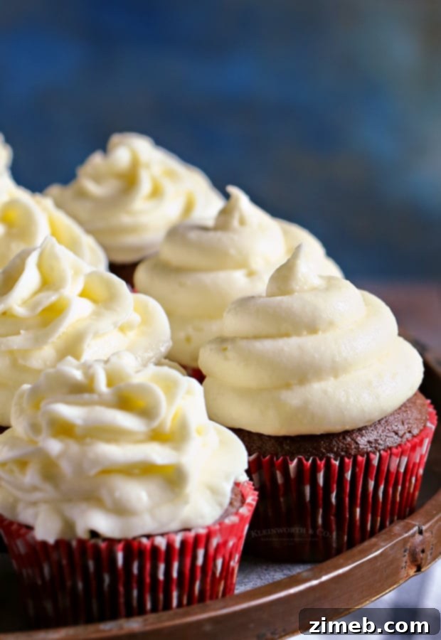Velvety Cream Cheese Frosting 7 Whipped Cream Cheese Frosting, light and fluffy