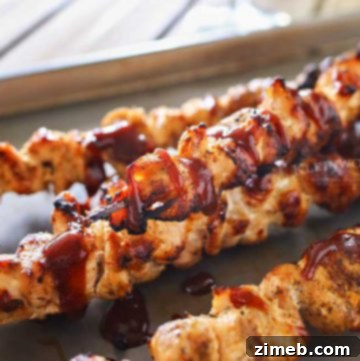 Fire-Kissed Pizza Recipe 14 Grilled Chicken Skewers are a fun & easy grilled chicken recipe that's better than you find at the carnival. Seasoned to perfection & oh so delicious!