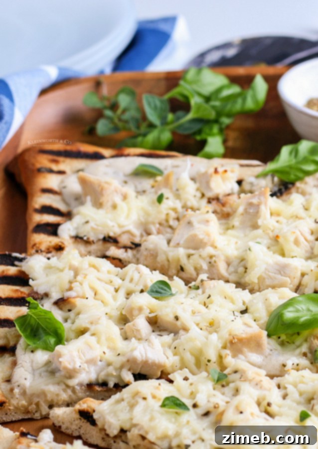 Fire-Kissed Pizza Recipe 8 Grilled Chicken Pizza with Fresh Herbs