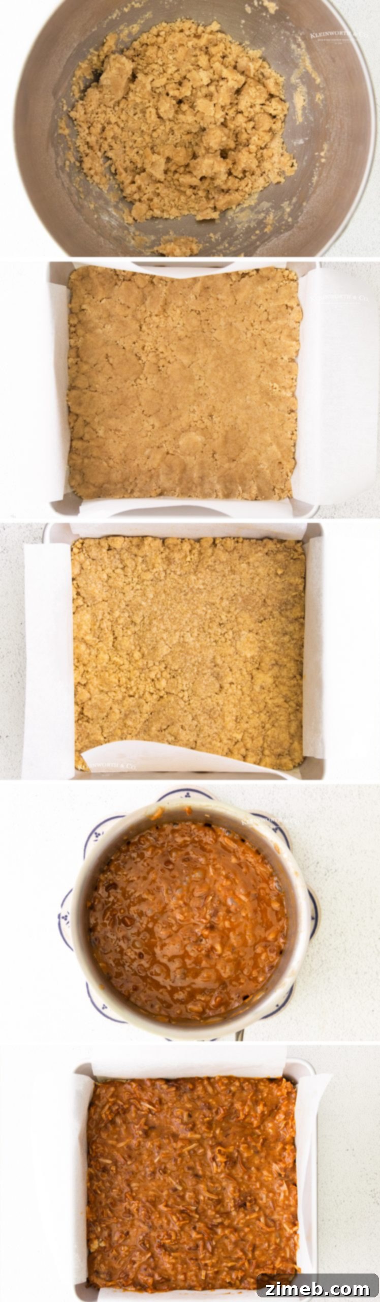 Classic Samoa Cookie Bars 7 How to make Samoa Cookie Bars - Detailed steps and visual guide