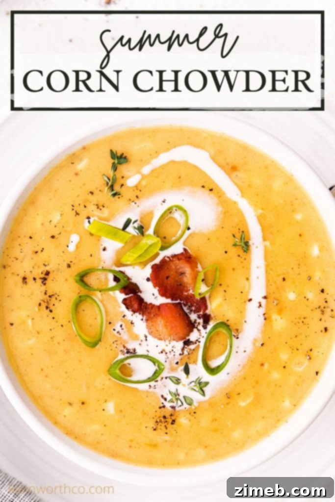 Perfect Creamy Corn Chowder 2 Creamy Corn Chowder Recipe with Bacon and Potatoes