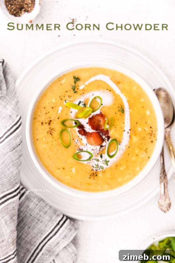 Perfect Creamy Corn Chowder 19 Corn Chowder Recipe for a cozy dinner