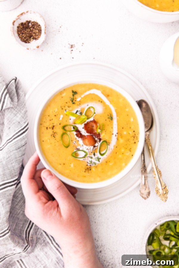 Perfect Creamy Corn Chowder 5 Bacon Corn Chowder