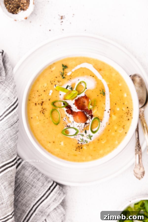 Perfect Creamy Corn Chowder 6 Summer Corn Chowder, a quick and easy recipe