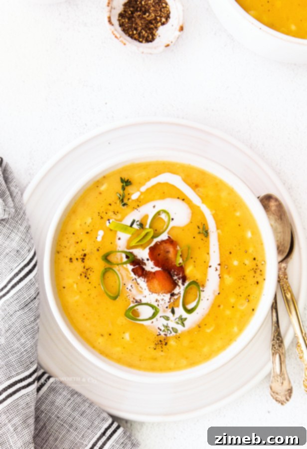 Perfect Creamy Corn Chowder 8 Homemade Corn Soup