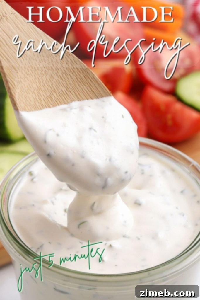 Fresh Crafted Ranch Dressing 2 The BEST Homemade Ranch Dressing EVER