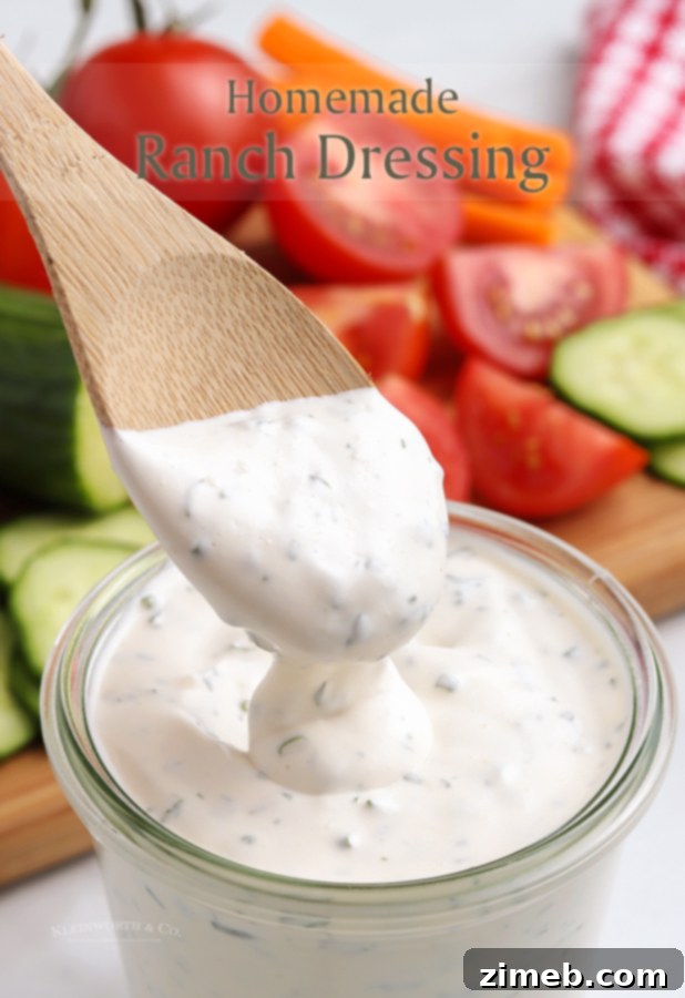 Fresh Crafted Ranch Dressing 16 The BEST Homemade Ranch Dressing EVER