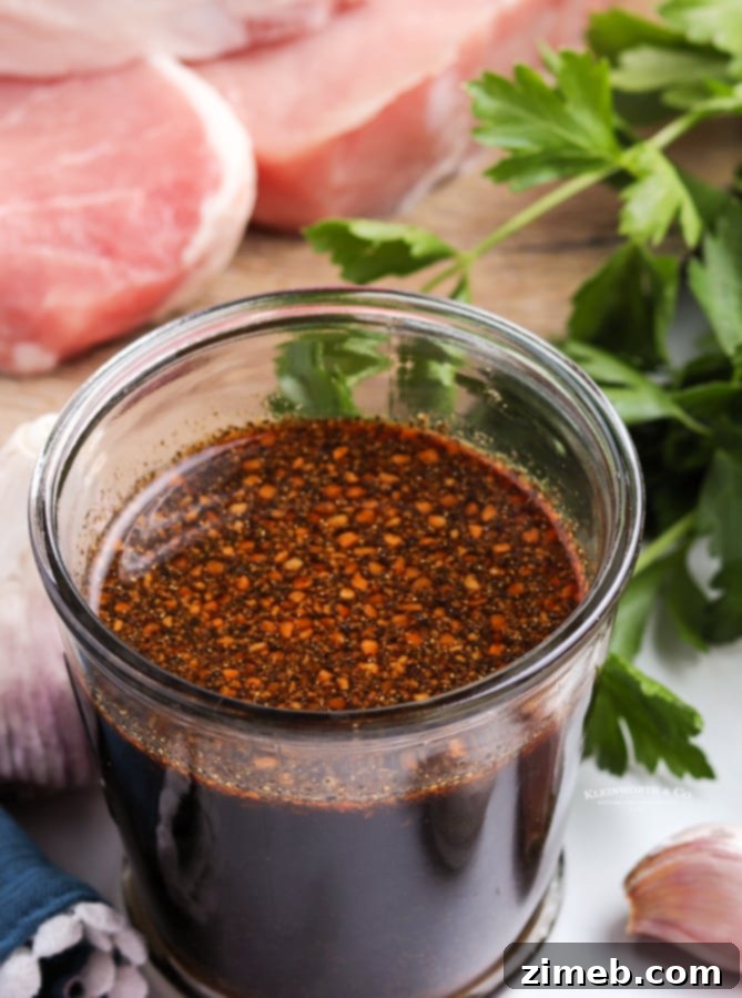 Pork roast marinade for enhanced flavor