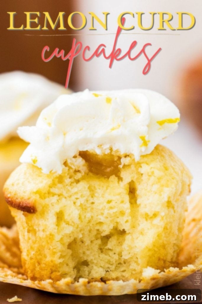 Sunshine Lemon Curd Cupcakes 2 Lemon Curd Cupcakes