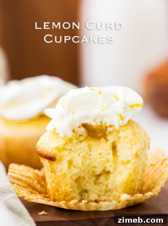 Sunshine Lemon Curd Cupcakes 13 Lemon Curd Cupcakes