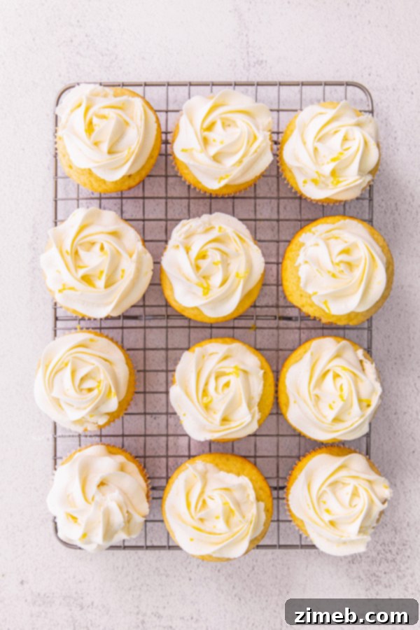 Sunshine Lemon Curd Cupcakes 3 set of frosted lemon cupcakes