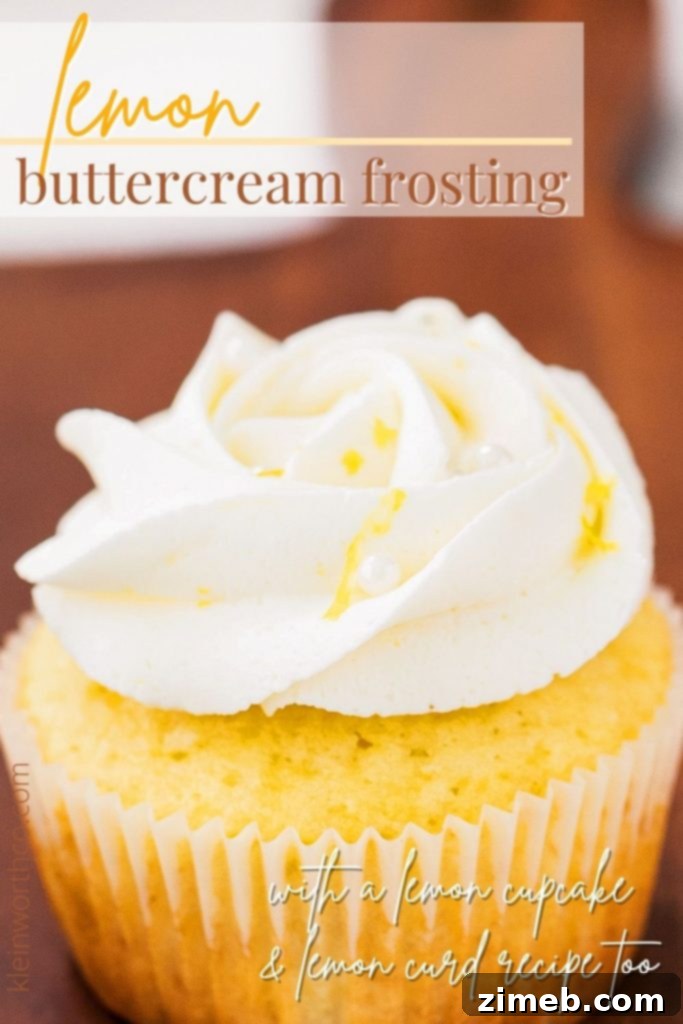 Sunshine Lemon Curd Cupcakes 8 Lemon Buttercream Frosting