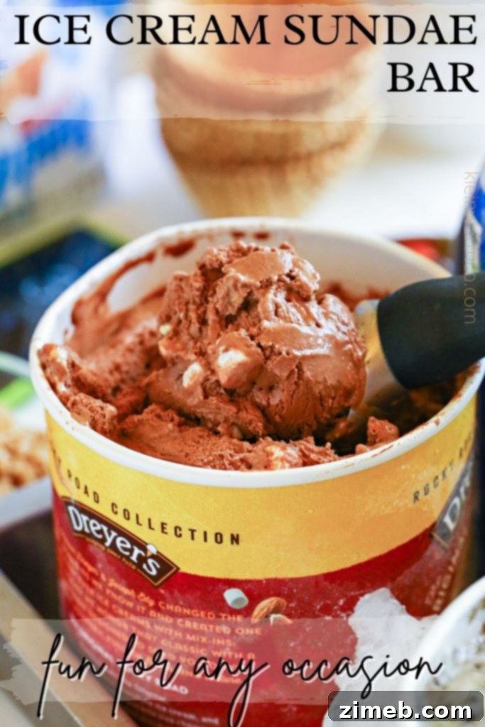 Ice Cream Sundae Bar