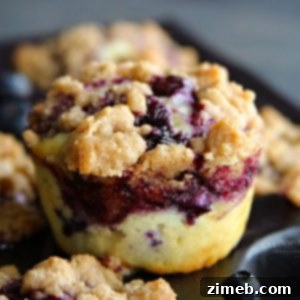 Best Blueberry Streusel Muffins