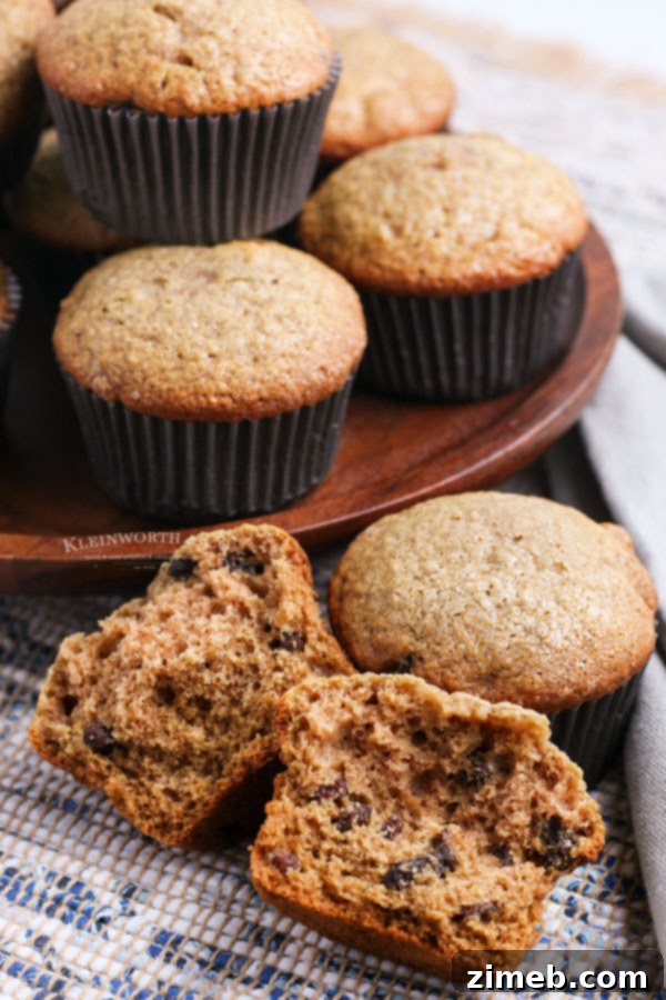 Healthy applesauce muffins, a wholesome and delicious breakfast option.
