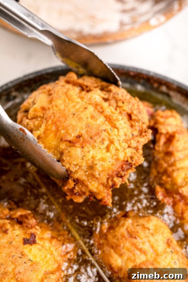 Best Buttermilk Fried Chicken on a platter