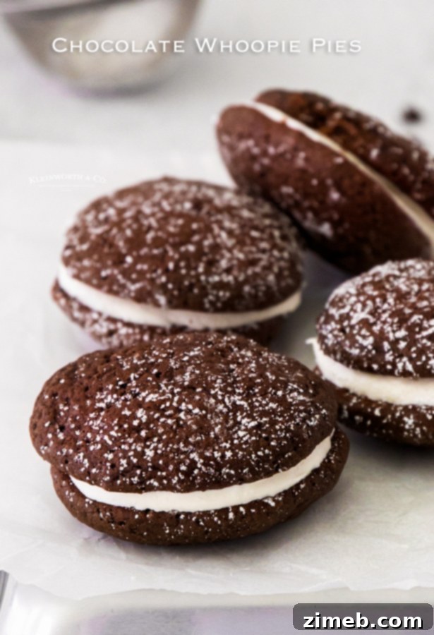 Decadent Whoopie Pie Delights 22 Delicious Chocolate Whoopie Pie Recipe, a classic American dessert.