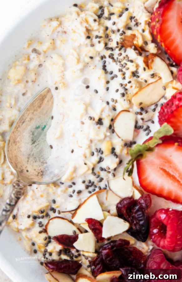 Effortless Overnight Oats 19 No yogurt overnight oats recipe