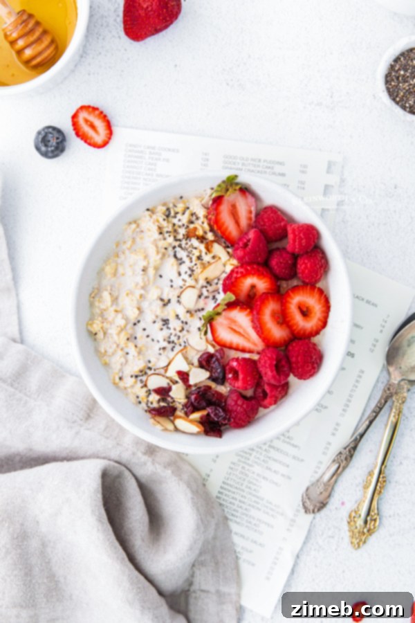 Effortless Overnight Oats 20 Recipe for refrigerator oatmeal, simple and delicious