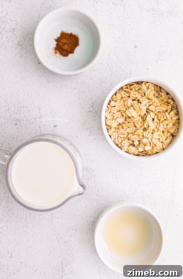 Effortless Overnight Oats 6 Ingredients for Easy Overnight Oats