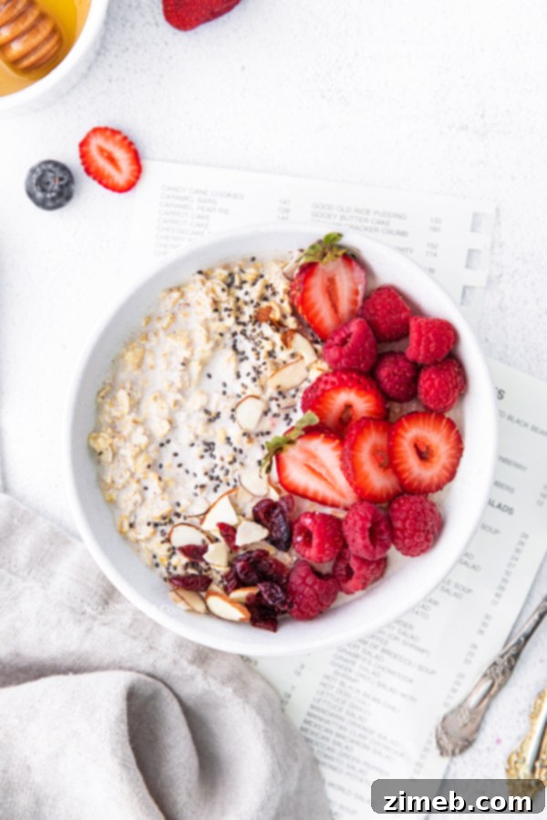 Effortless Overnight Oats 8 Delightful cold oatmeal for breakfast