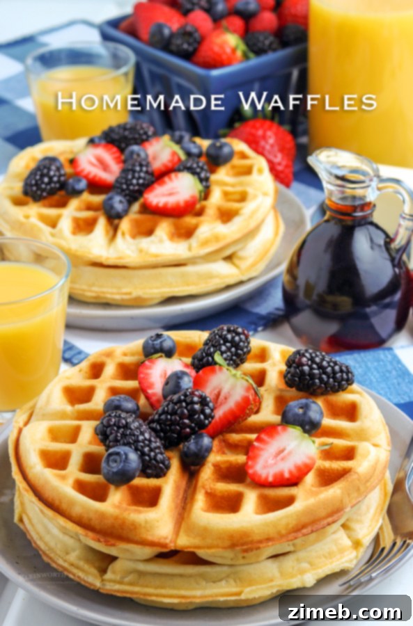 Waffle Perfection at Home 22 Homemade Waffle Recipe
