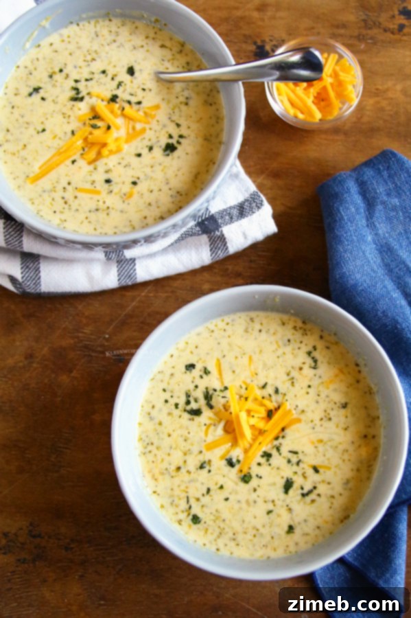 Creamy Instant Pot Broccoli Cheddar Soup 3 Creamy Broccoli and Cheddar Soup