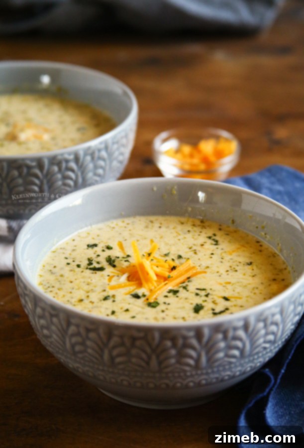 Creamy Instant Pot Broccoli Cheddar Soup 4 Easy Cheese Soup with Broccoli