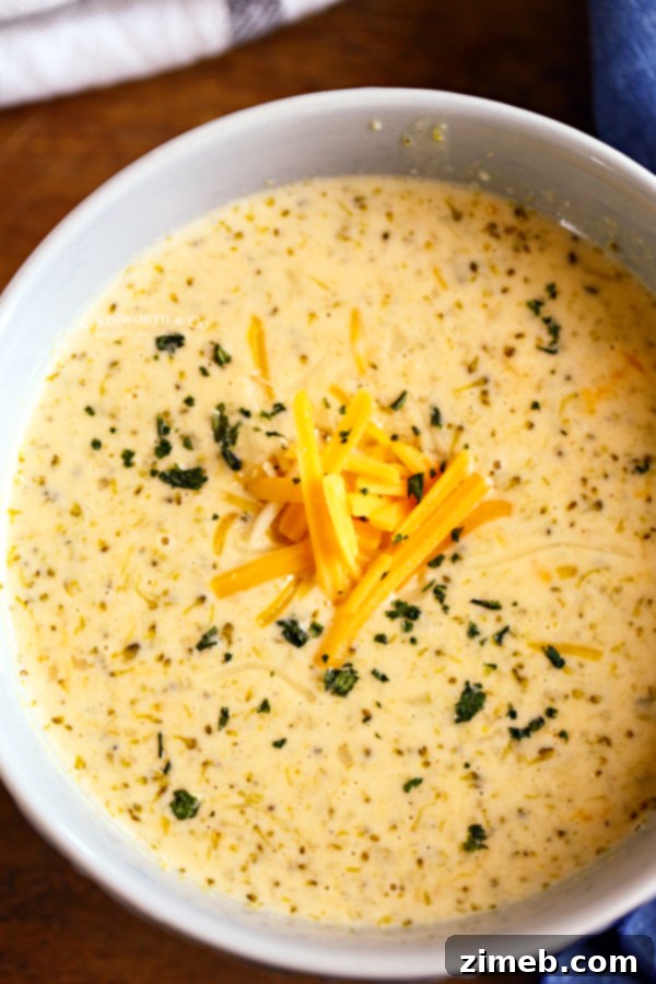 Creamy Instant Pot Broccoli Cheddar Soup 5 Broccoli Cheese Soup