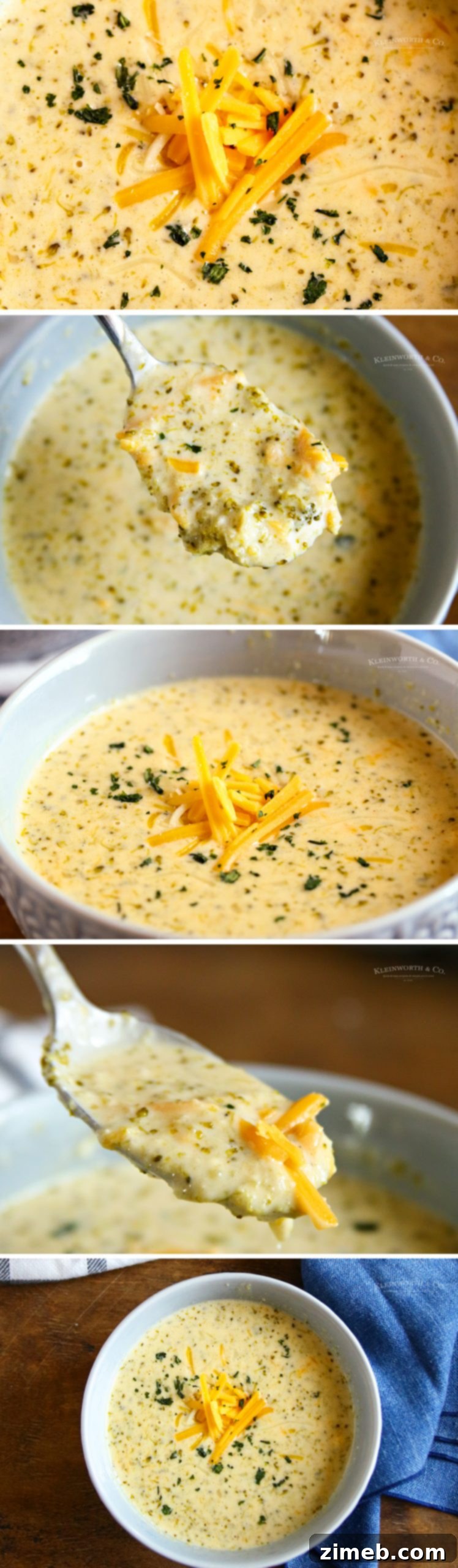 Creamy Instant Pot Broccoli Cheddar Soup 7 How to make Instant Pot Broccoli Cheddar Soup